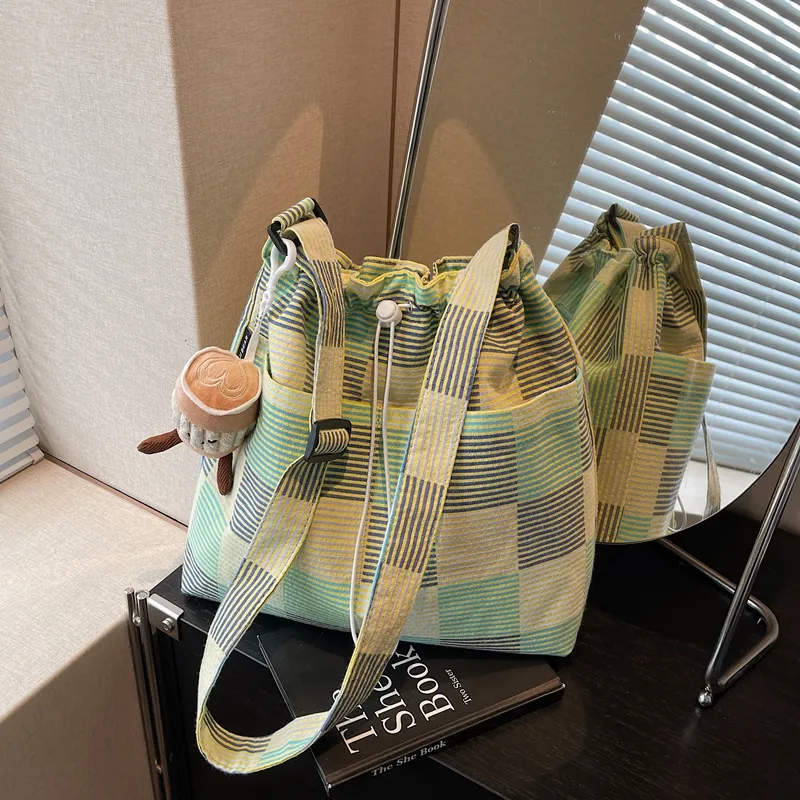 Yalu Canvas Bag, Shoulder Bag Unisex Multicolor-2