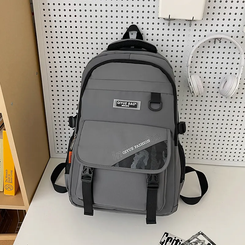 Yalu Nylon Backpack Regular Unisex Multicolor-4