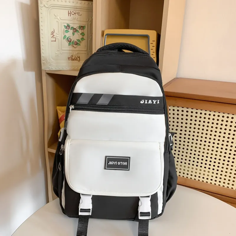 Yalu Nylon Backpack Unisex Multicolor-17
