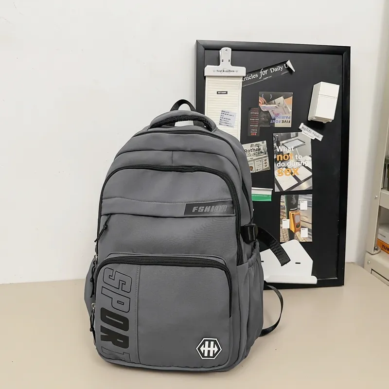 Yalu Nylon Backpack Regular Unisex Multicolor-7