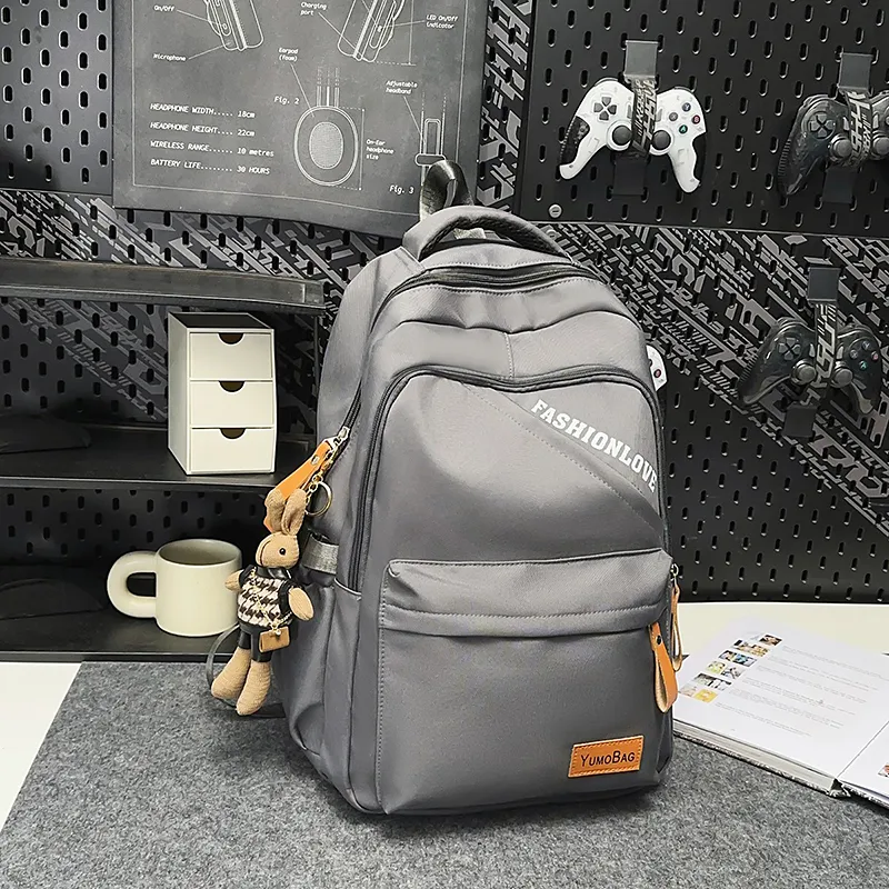 Yalu Nylon Backpack Regular Unisex Multicolor-7