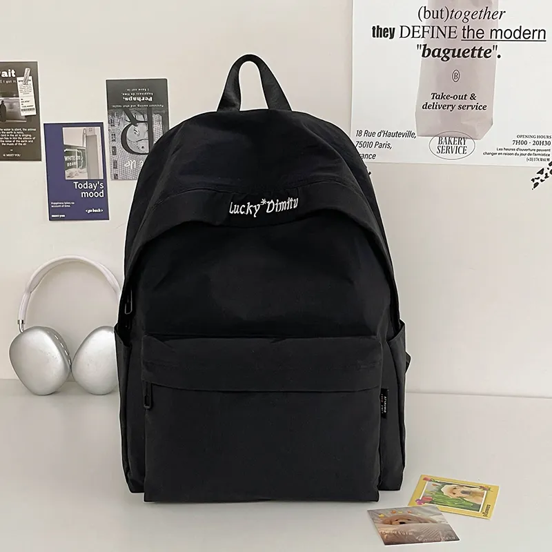 Yalu Nylon Backpack Unisex Multicolor-14