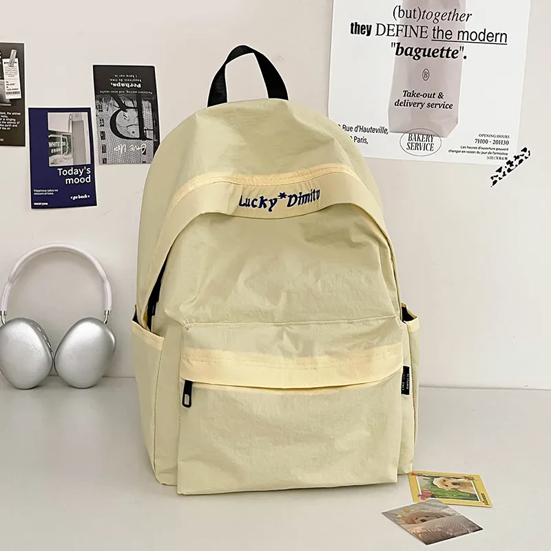 Yalu Nylon Backpack Unisex Multicolor-10