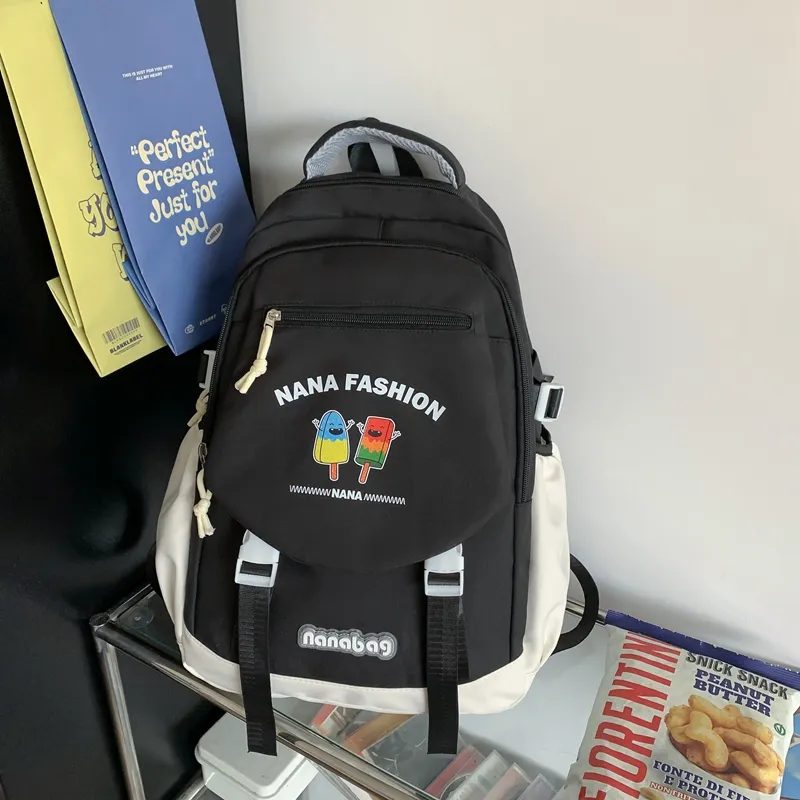 Yalu Nylon Backpack Unisex Multicolor-2