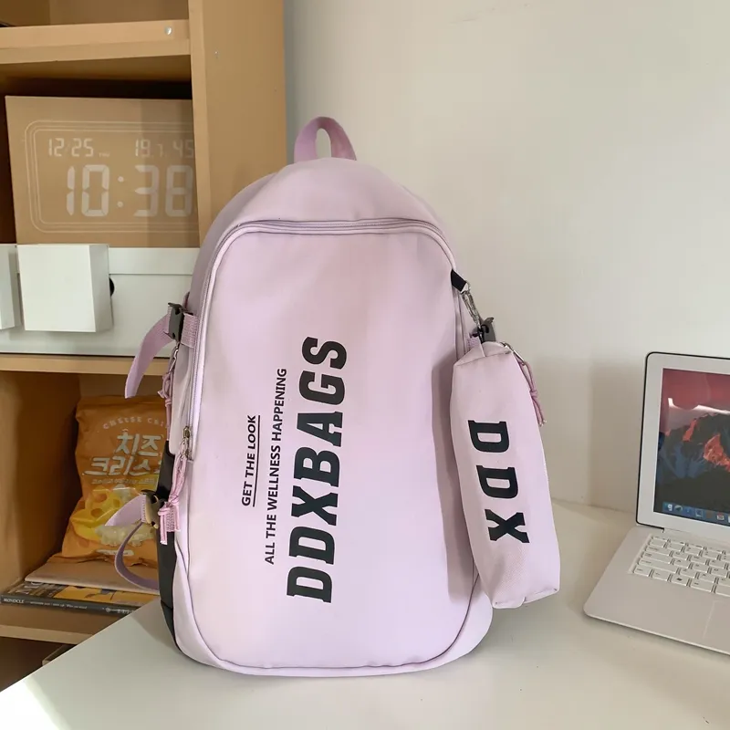 Yalu Nylon Backpack Unisex Multicolor-14