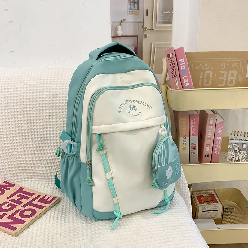Yalu Nylon Backpack Unisex Multicolor-11