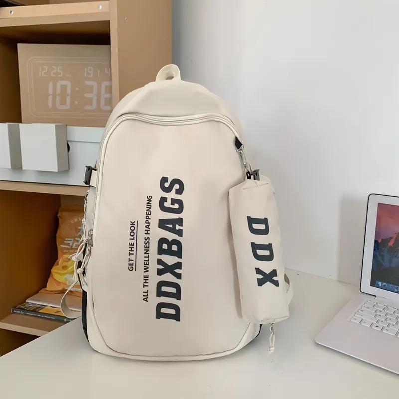 Yalu Nylon Backpack Unisex Multicolor-5