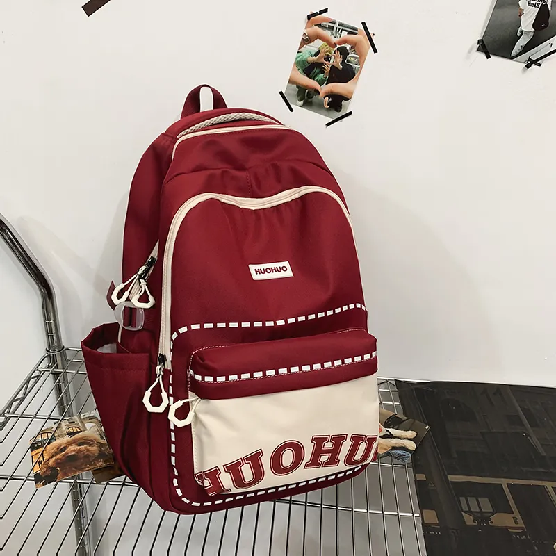 Yalu Nylon Backpack Unisex Multicolor-4