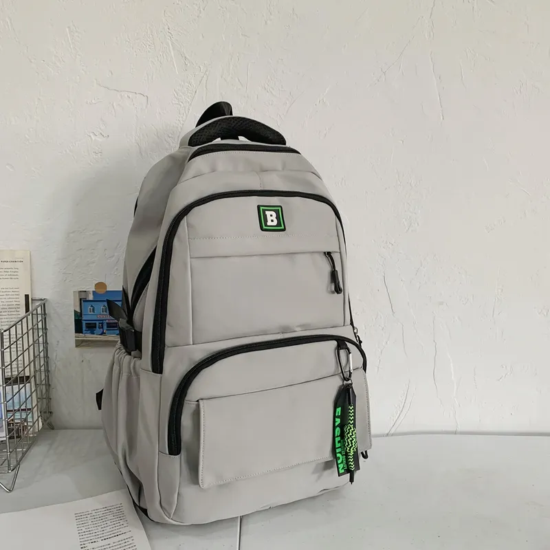 Yalu Nylon Backpack Unisex Multicolor-10