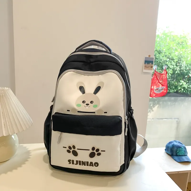 Yalu Nylon Backpack Regular Unisex Multicolor-13