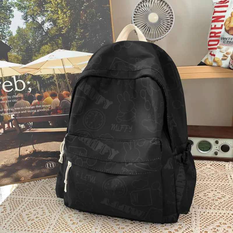 Yalu Nylon Backpack Unisex Multicolor-14