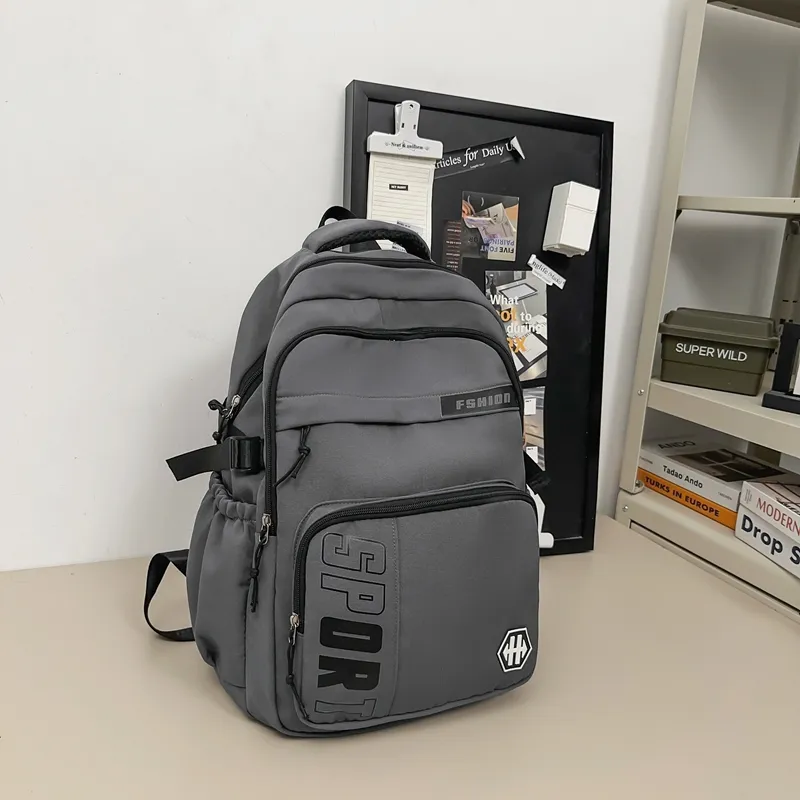 Yalu Nylon Backpack Regular Unisex Multicolor-8