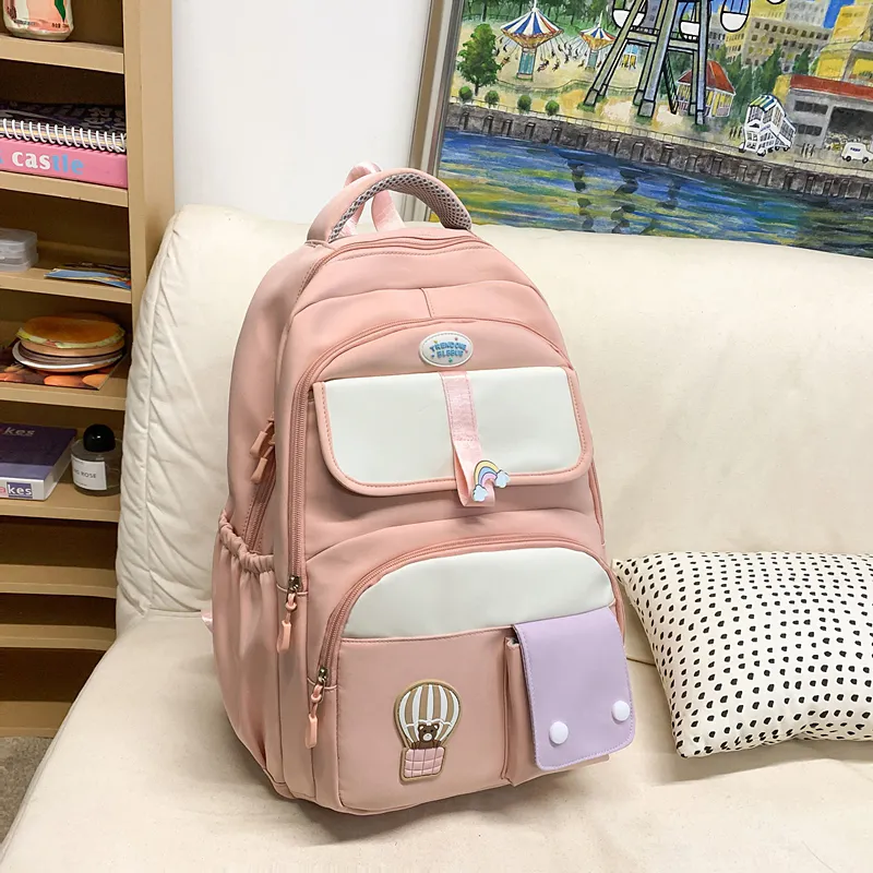 Yalu Nylon Backpack Unisex Multicolor-1