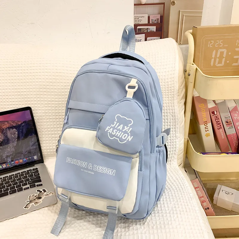 Yalu Nylon Backpack Unisex Multicolor-4