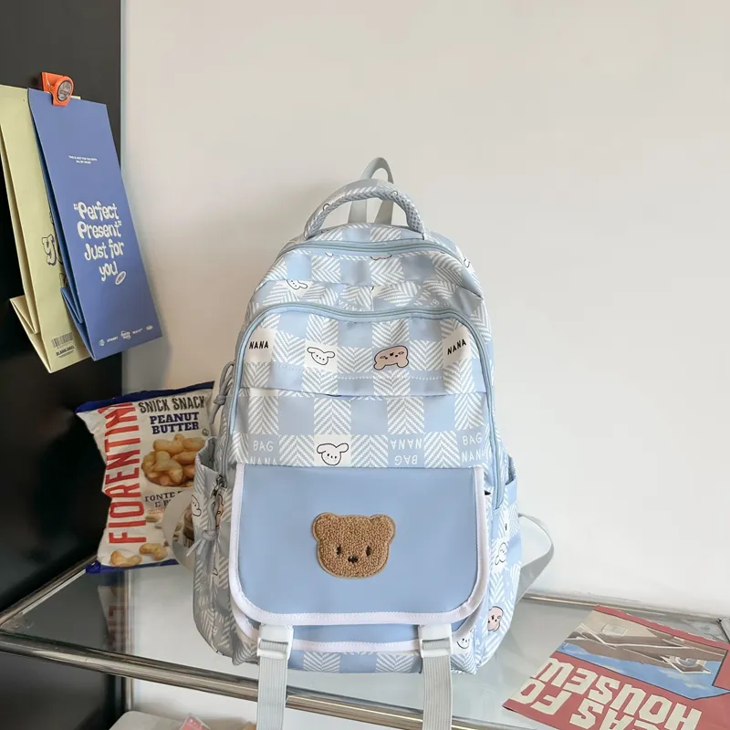 Yalu Nylon Backpack Unisex Multicolor-4