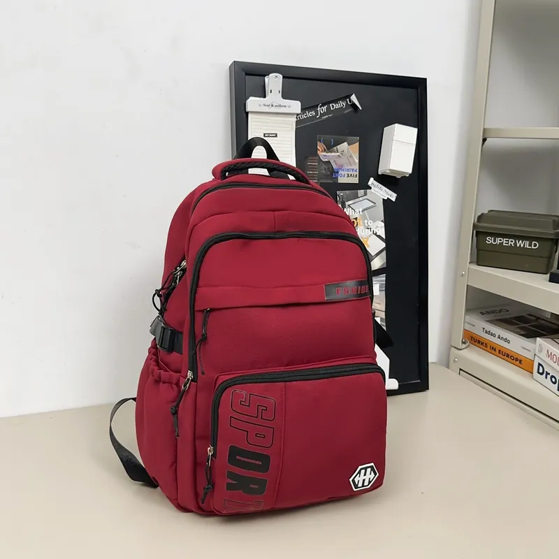 Yalu Nylon Backpack Regular Unisex Multicolor-4
