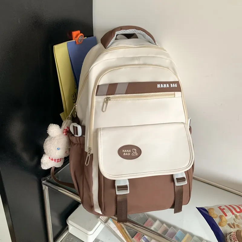 Yalu Nylon Backpack Unisex Multicolor-14