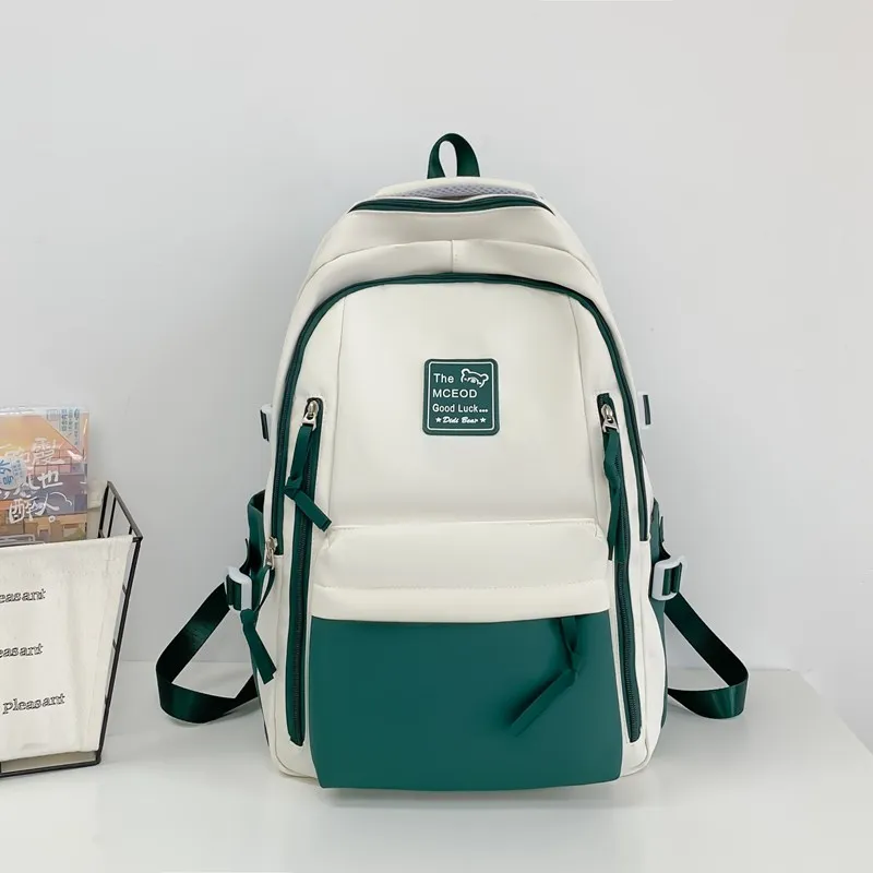 Yalu Nylon Backpack Unisex Multicolor-9