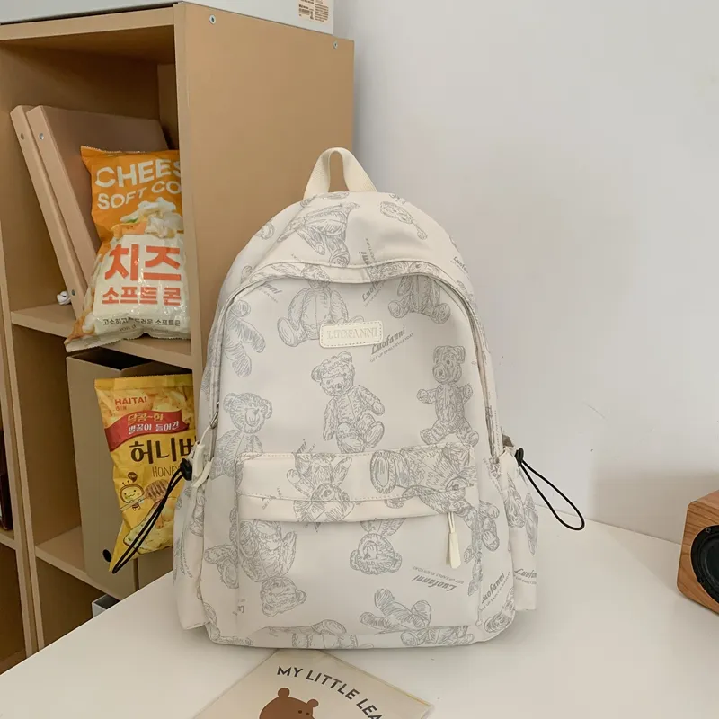 Yalu Nylon Backpack Unisex Multicolor-5