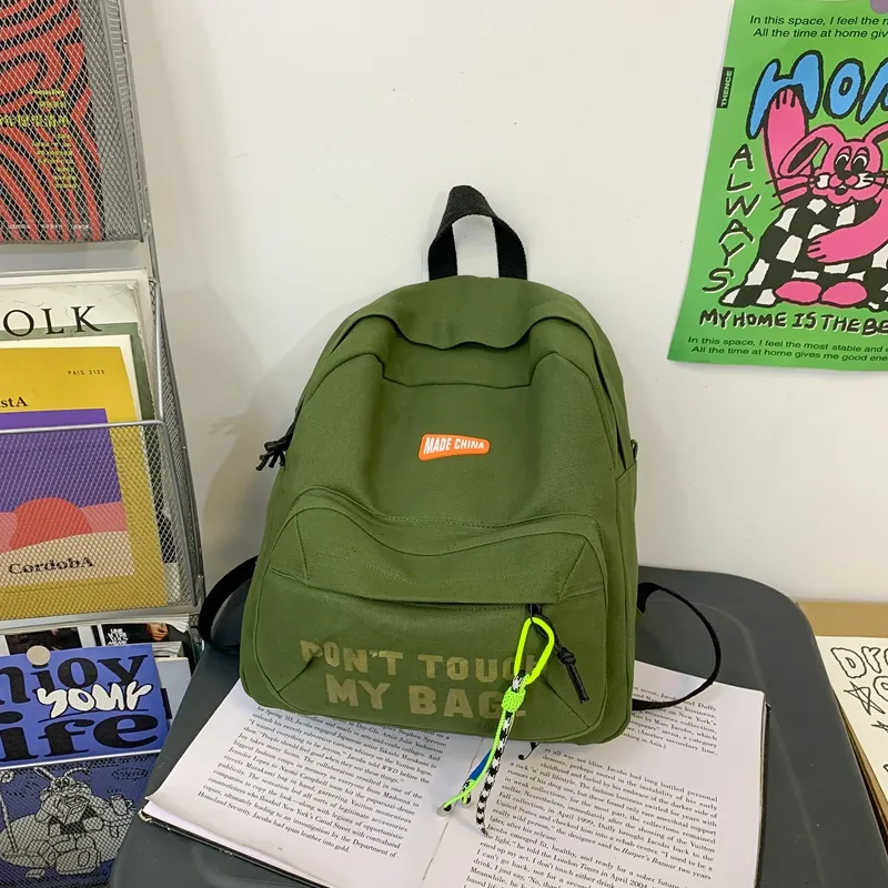 Yalu Canvas Backpack Regular Unisex-5