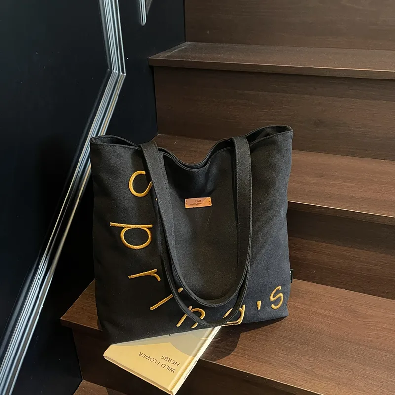 Yalu Canvas Bag, Tote Bag, Shoulder Bag Unisex Multicolor-2