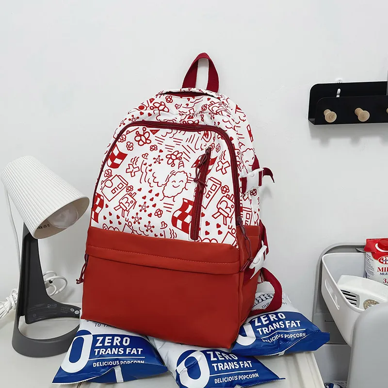 Yalu Nylon Backpack Unisex Multicolor-8