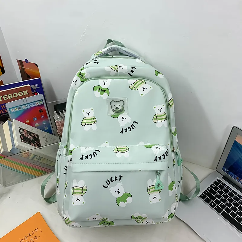 Yalu Nylon Backpack Unisex Multicolor-1