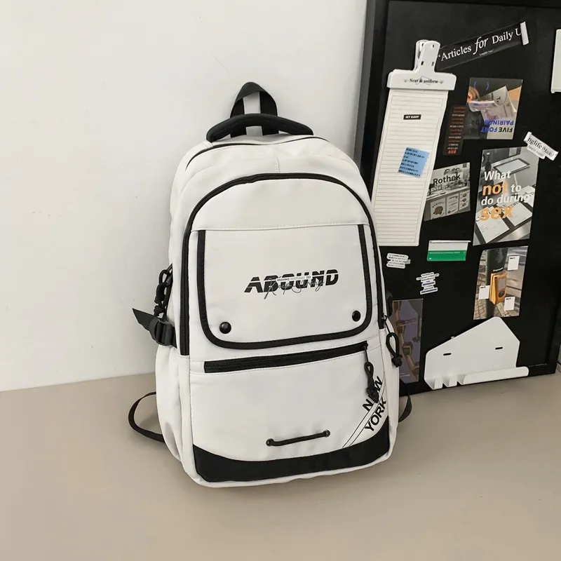 Yalu Nylon Backpack Regular Unisex Multicolor-1