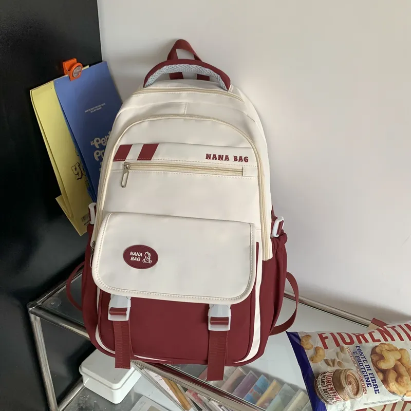 Yalu Nylon Backpack Unisex Multicolor-11