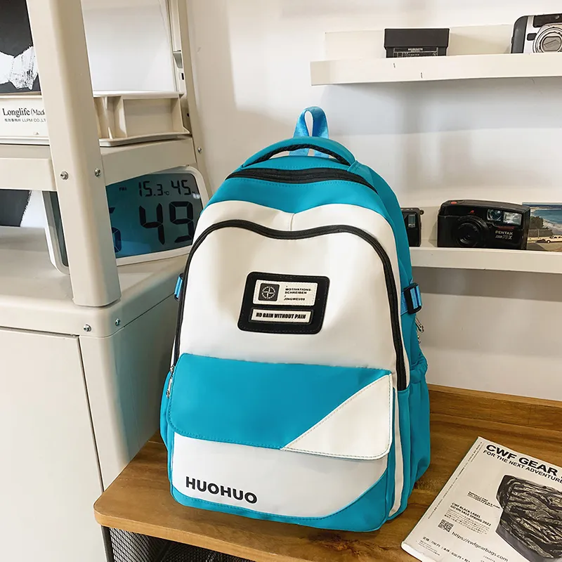 Yalu Nylon Backpack Unisex Multicolor-10