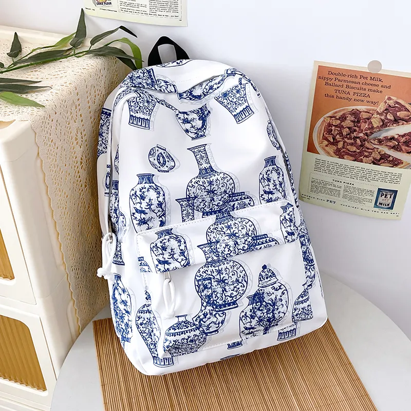 Yalu Nylon Backpack Unisex Multicolor-4