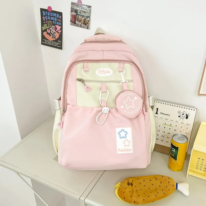 Yalu Nylon Backpack Unisex Multicolor-2
