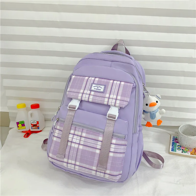 Yalu Nylon Backpack Women's Multicolor-17