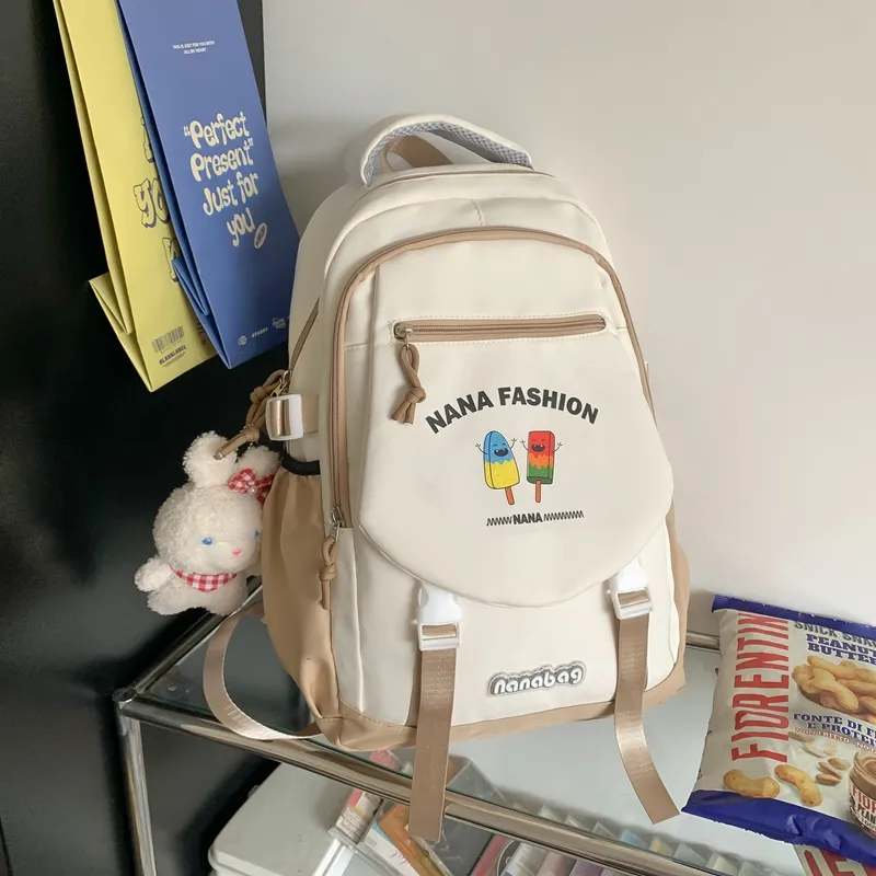 Yalu Nylon Backpack Unisex Multicolor-10