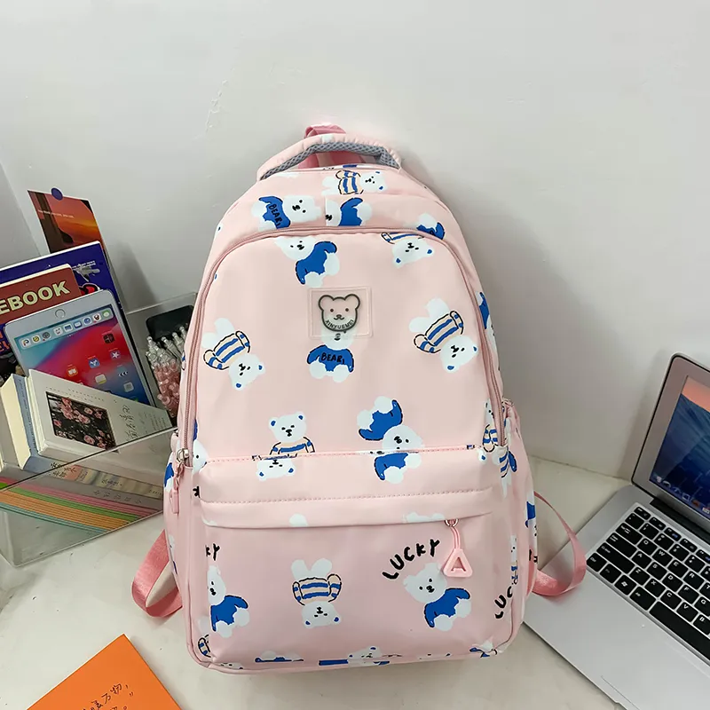 Yalu Nylon Backpack Unisex Multicolor-4