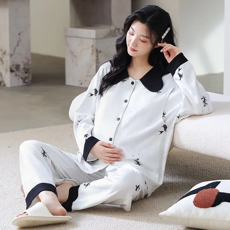 Herbal Primer Pajama Set Women's Combo Set-8