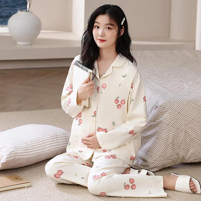 Herbal Primer Pajama Set Women's Combo Set-29