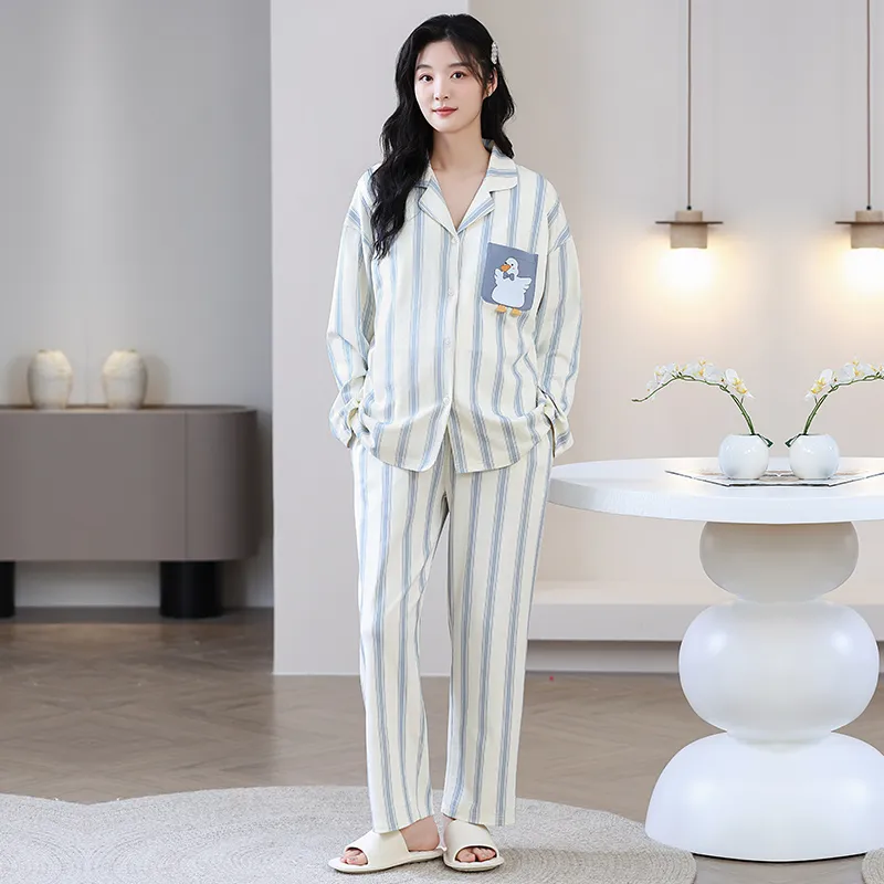 Herbal Primer Pajama Set Women's Combo Set-16