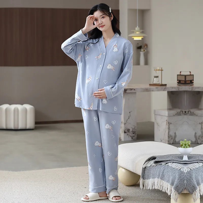 Herbal Primer Pajama Set Women's Combo Set-12