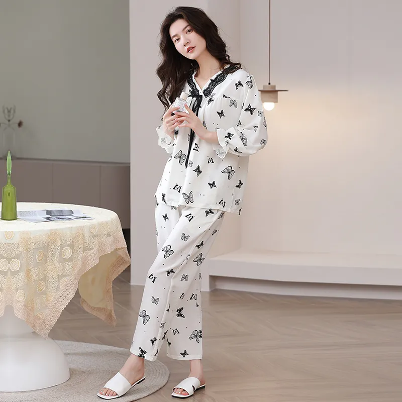 Herbal Primer Pajama Set Women's Combo Set-3