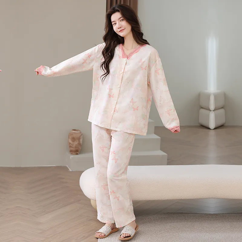Herbal Primer Pajama Set Women's Combo Set-8