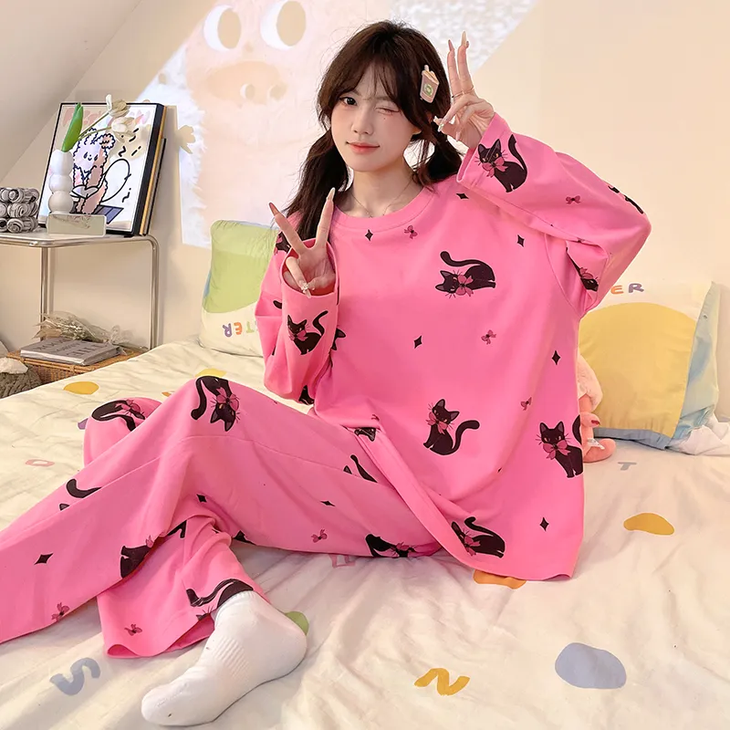 Herbal Primer Pajama Set Women's Combo Set-7