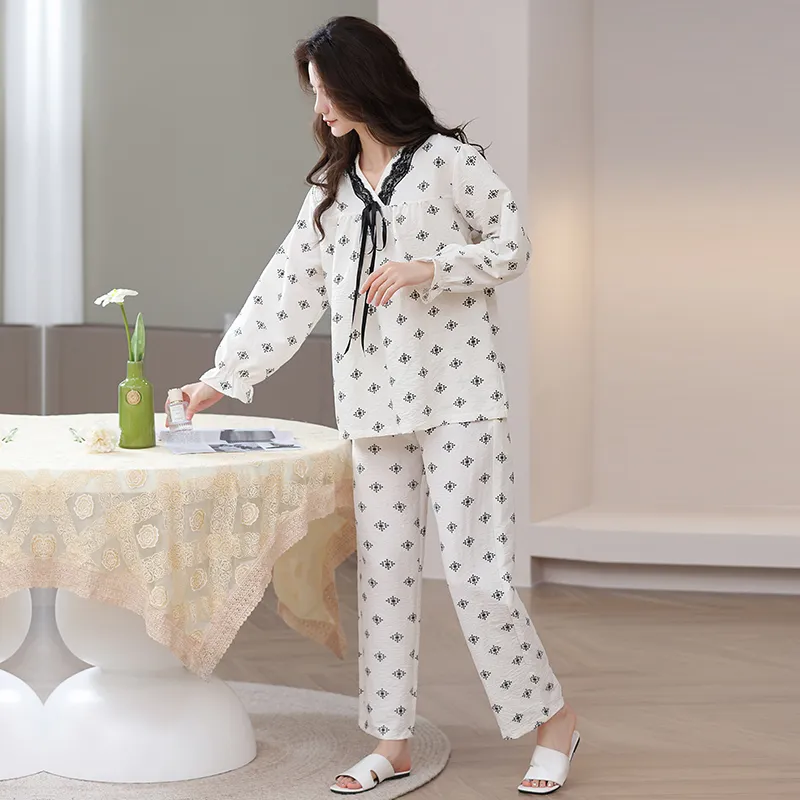 Herbal Primer Pajama Set Women's Combo Set-6