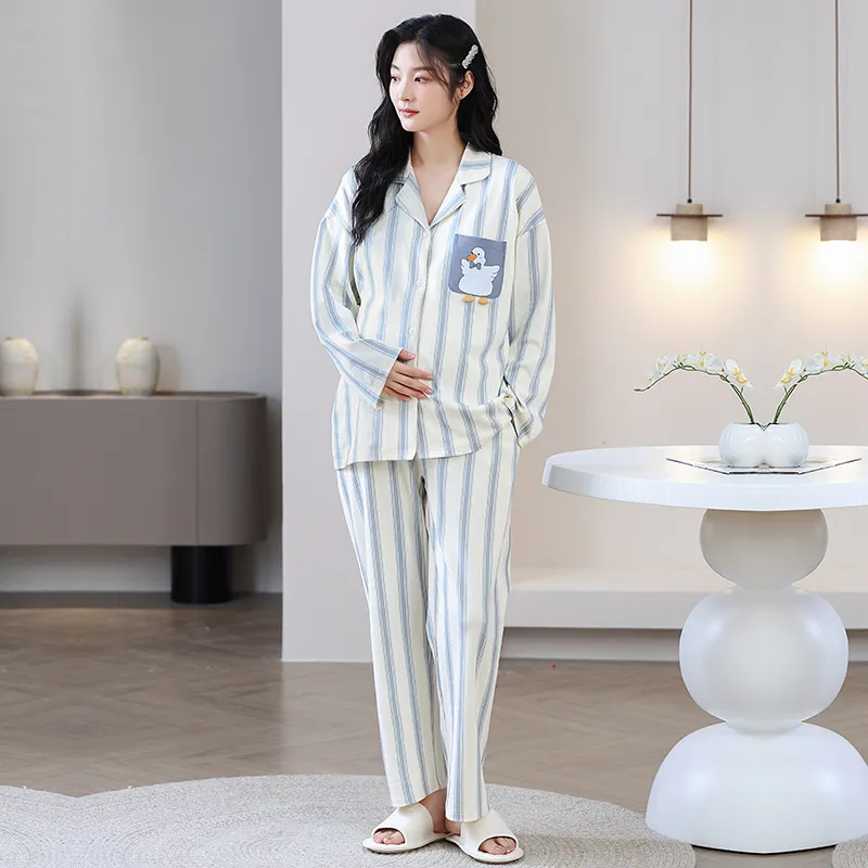 Herbal Primer Pajama Set Women's Combo Set-17