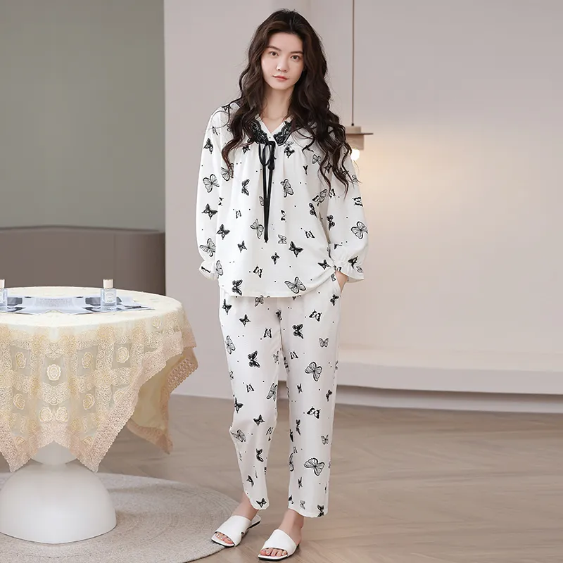 Herbal Primer Pajama Set Women's Combo Set-1