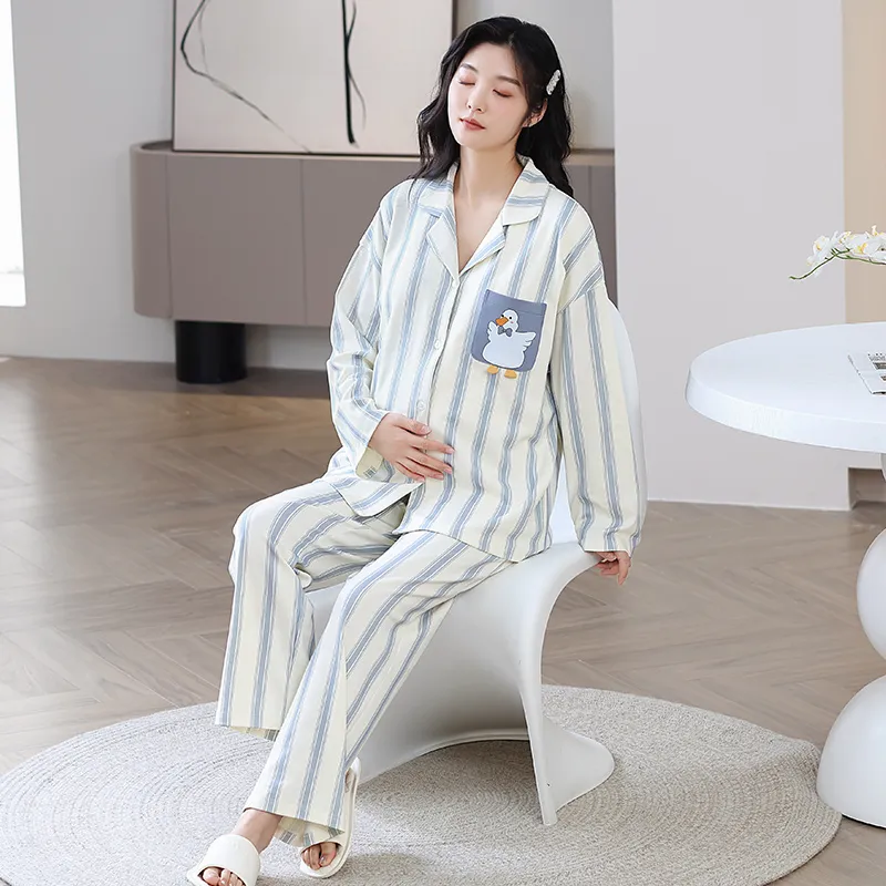 Herbal Primer Pajama Set Women's Combo Set-19