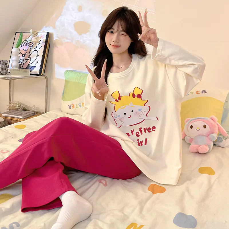 Herbal Primer Pajama Set Women's Combo Set-29