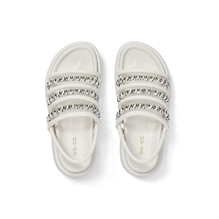 GG CC Urban Chic Style Platform Sandal Women's-7