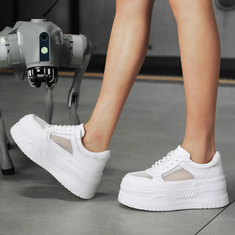 GG CC Low Top Skateboard Shoes Women's White-7