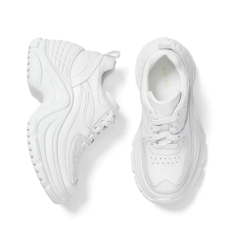 GG-CC Cushioning Anti-Slip And Wear-Resistant Low-Top Chunky Sneakers Women's-2
